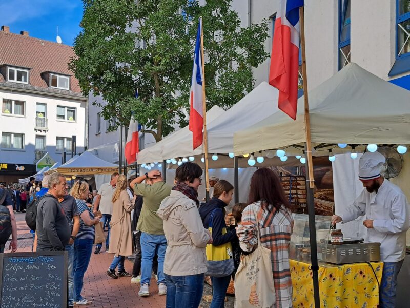 Der französische Markt ist ein beliebtes Angebot beim Gießener Krämermarkt.