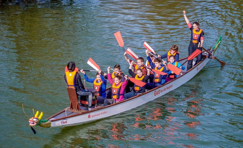 Das Jugendboot der "wilden Hassianer".