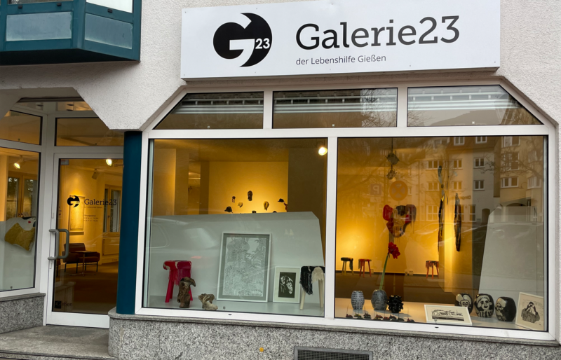 Das Atelier23 der Lebenshilfe Gießen befindet sich in der Sonnenstraße 1 in Gießen.